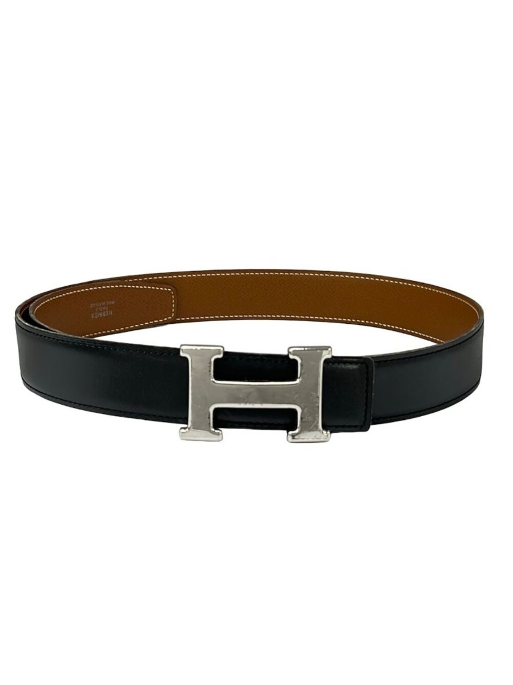 Hermes Belt 80 H Mini Constance Black Gold